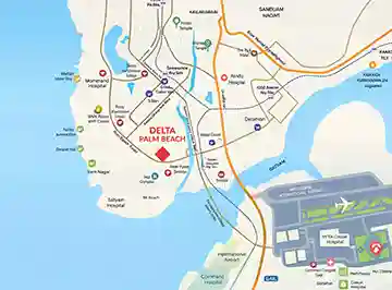 Delta Palm Beach location map